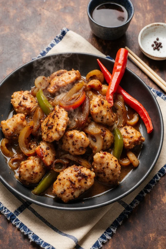 Black Pepper Chicken