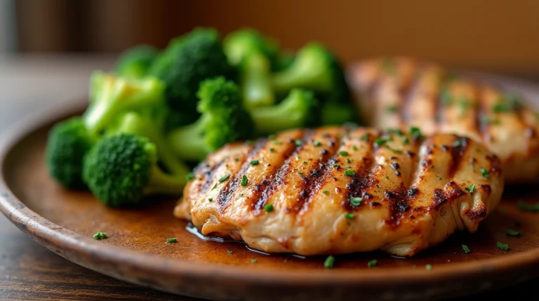 Grilled Chicken and Broccoli