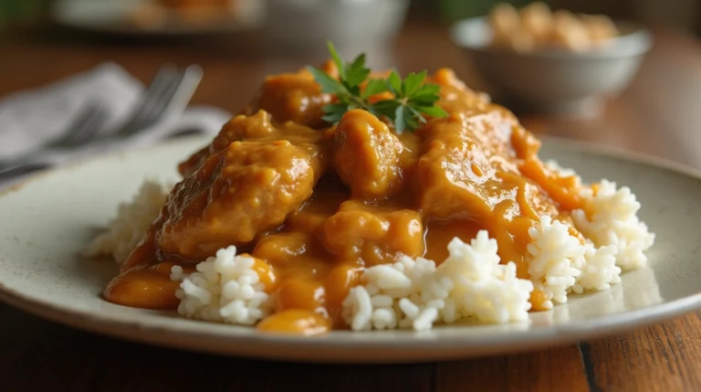 Smothered Chicken and Rice