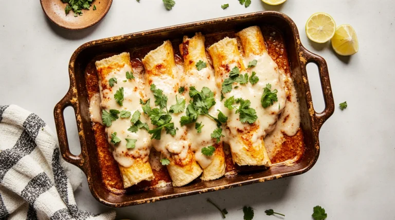White Chicken Enchiladas