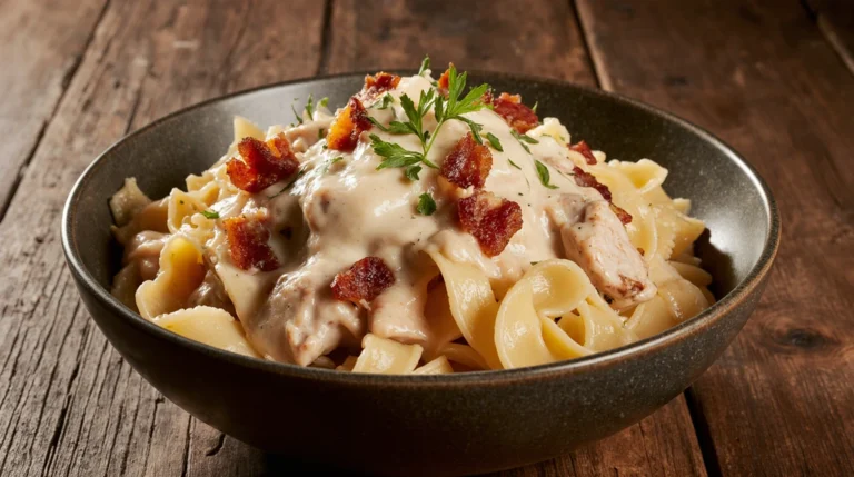 Chicken Bacon Ranch Pasta