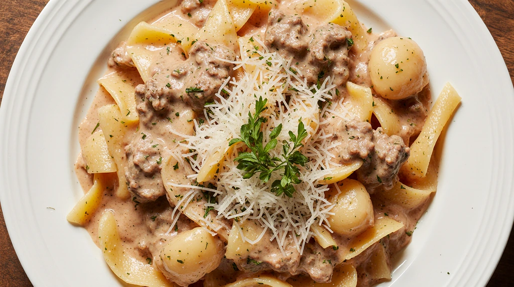 Creamy Beef Pasta