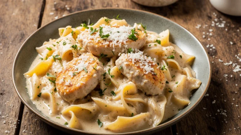 Garlic Parmesan Chicken Pasta