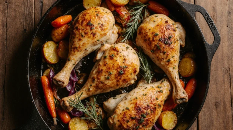 baked chicken legs and thighs