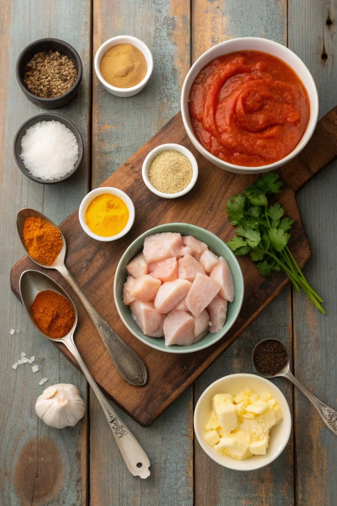 homemade butter chicken 