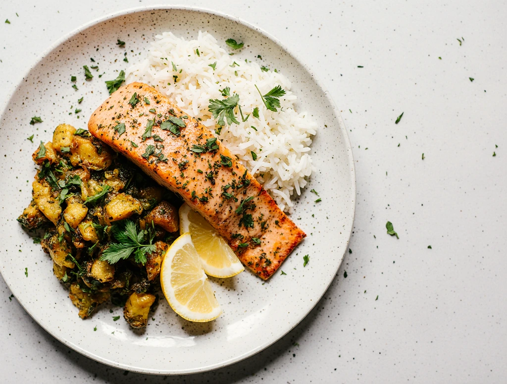 Garlic Lemon Butter Salmon 