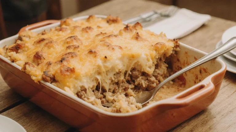 Hamburger Rice Casserole