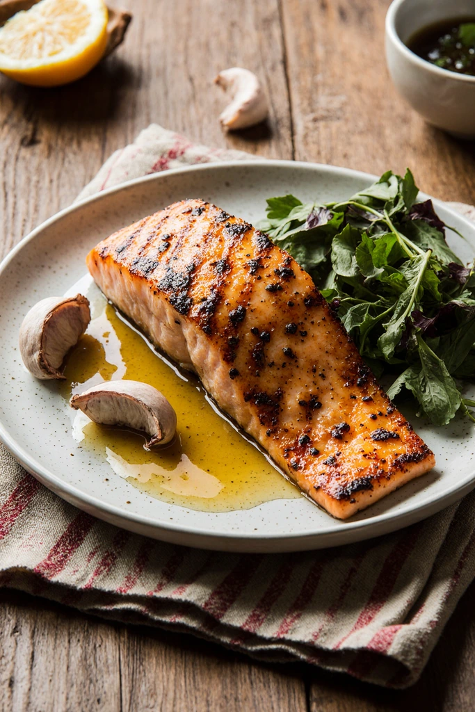 Honey Garlic Glazed Salmon