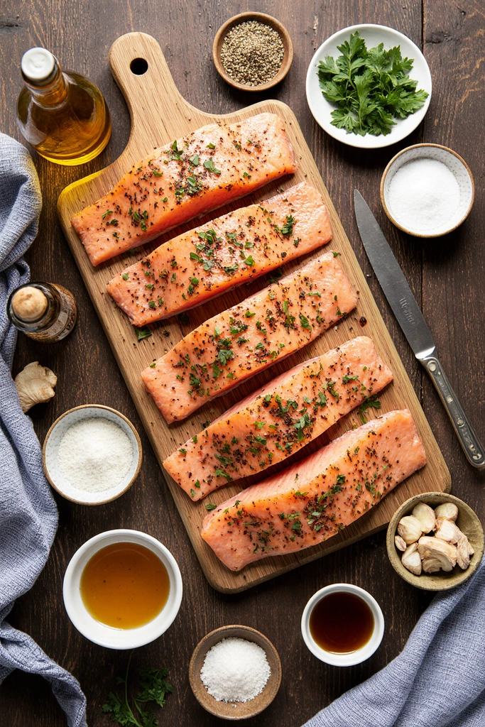 Honey Garlic Glazed Salmon