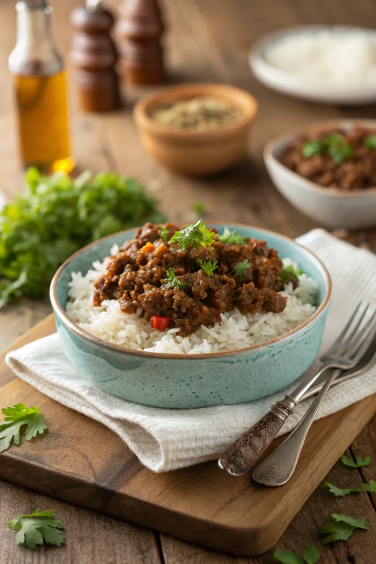 Ground Beef and Rice Recipe