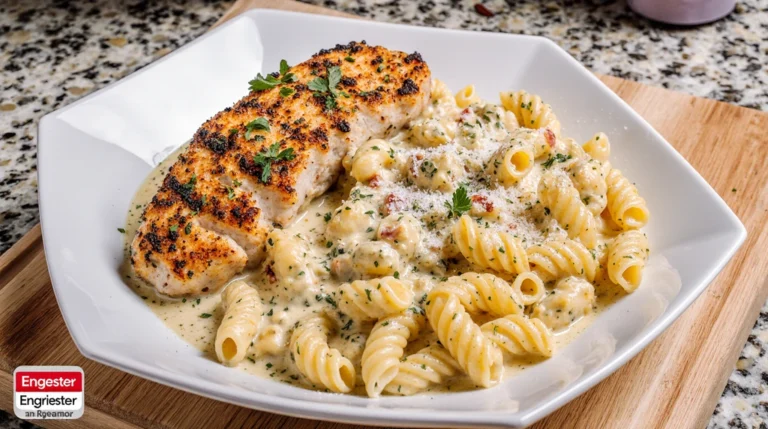 Creamy Garlic Parmesan Chicken Pasta