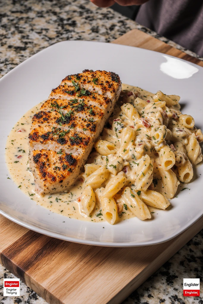 Creamy Garlic Parmesan Chicken Pasta