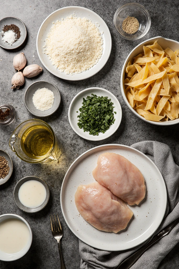 Creamy Garlic Parmesan Chicken Pasta
