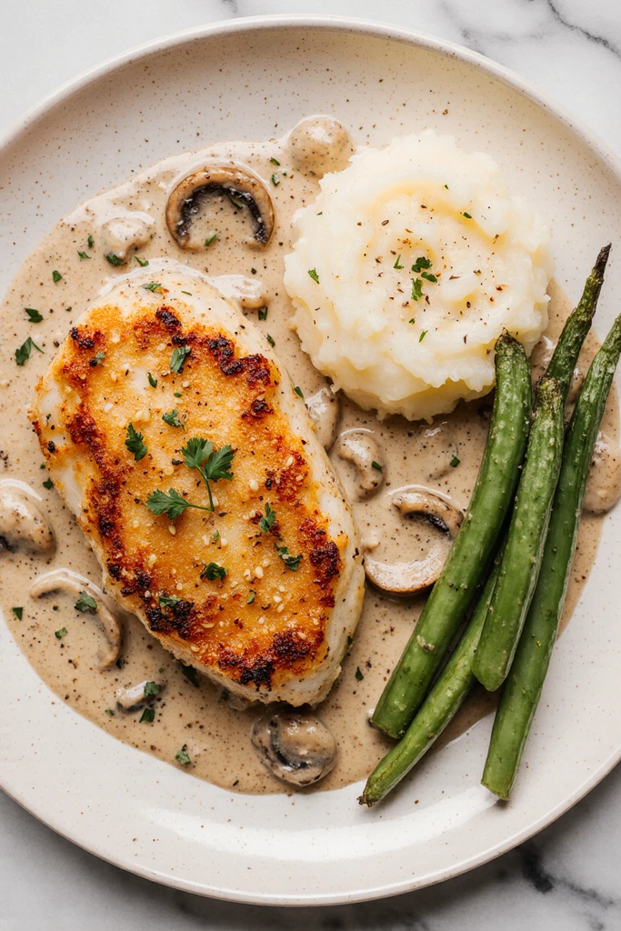 Creamy Mushroom Chicken Recipe