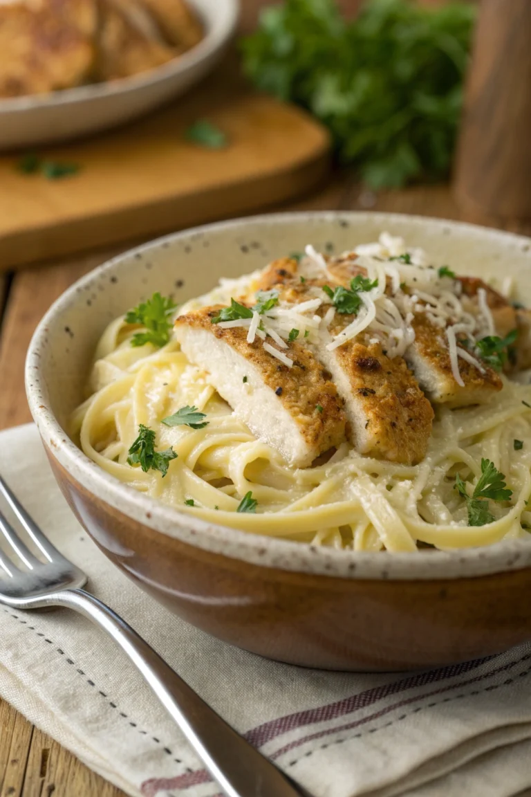 easy parmesan chicken pasta
