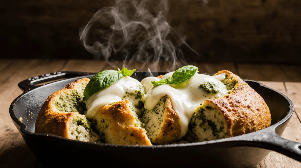 Chicken Pesto Pan Bread