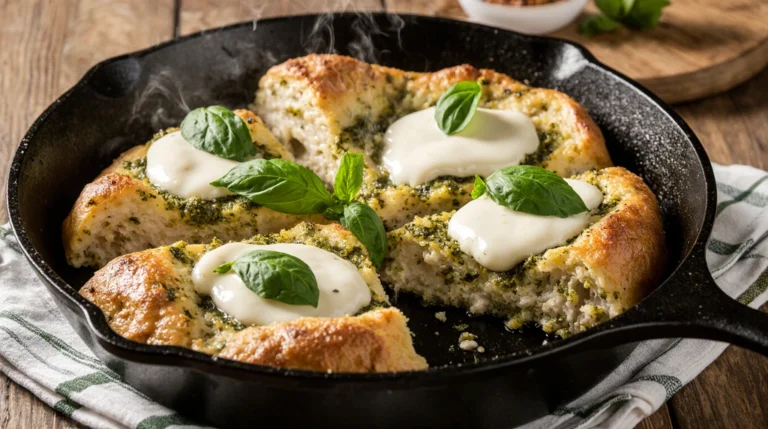 Chicken Pesto Pan Bread