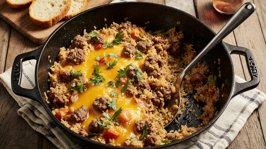 hamburger meat and rice recipes