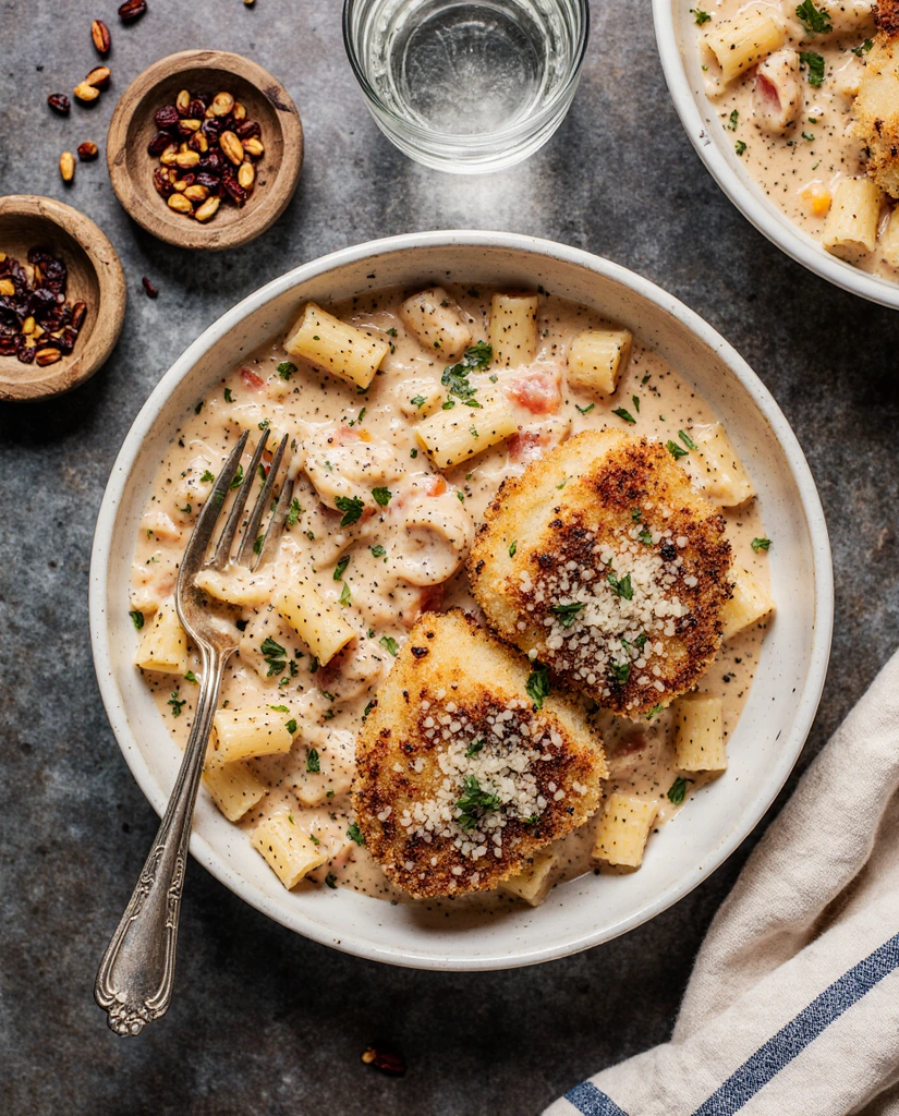Parmesan Chicken Pasta Recipe