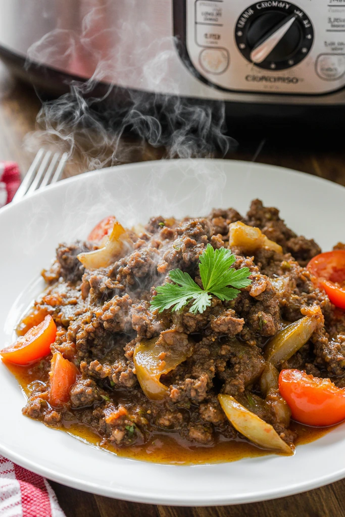 Can you cook ground beef in a crock pot