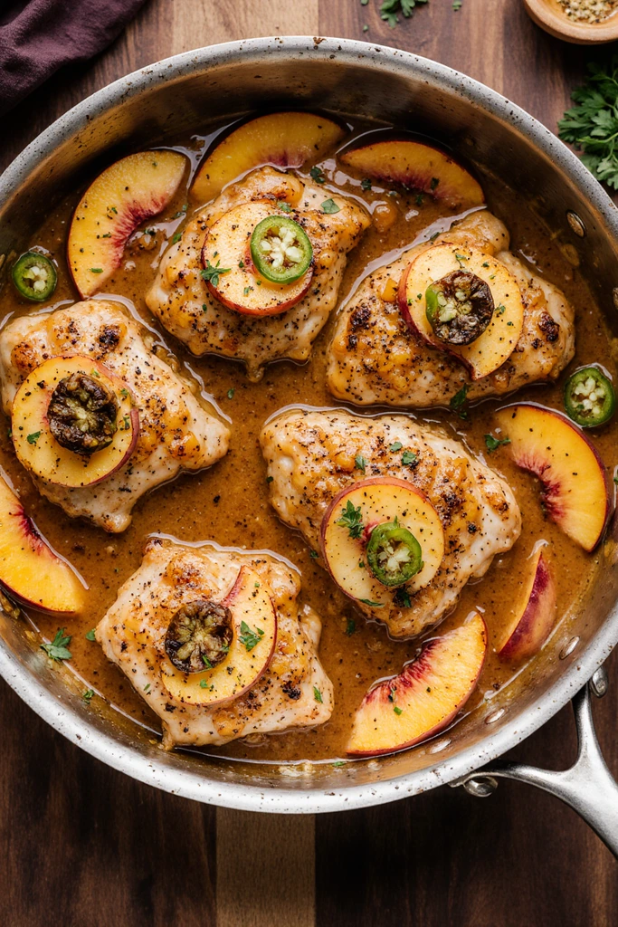 Jalapeno Peach Chicken